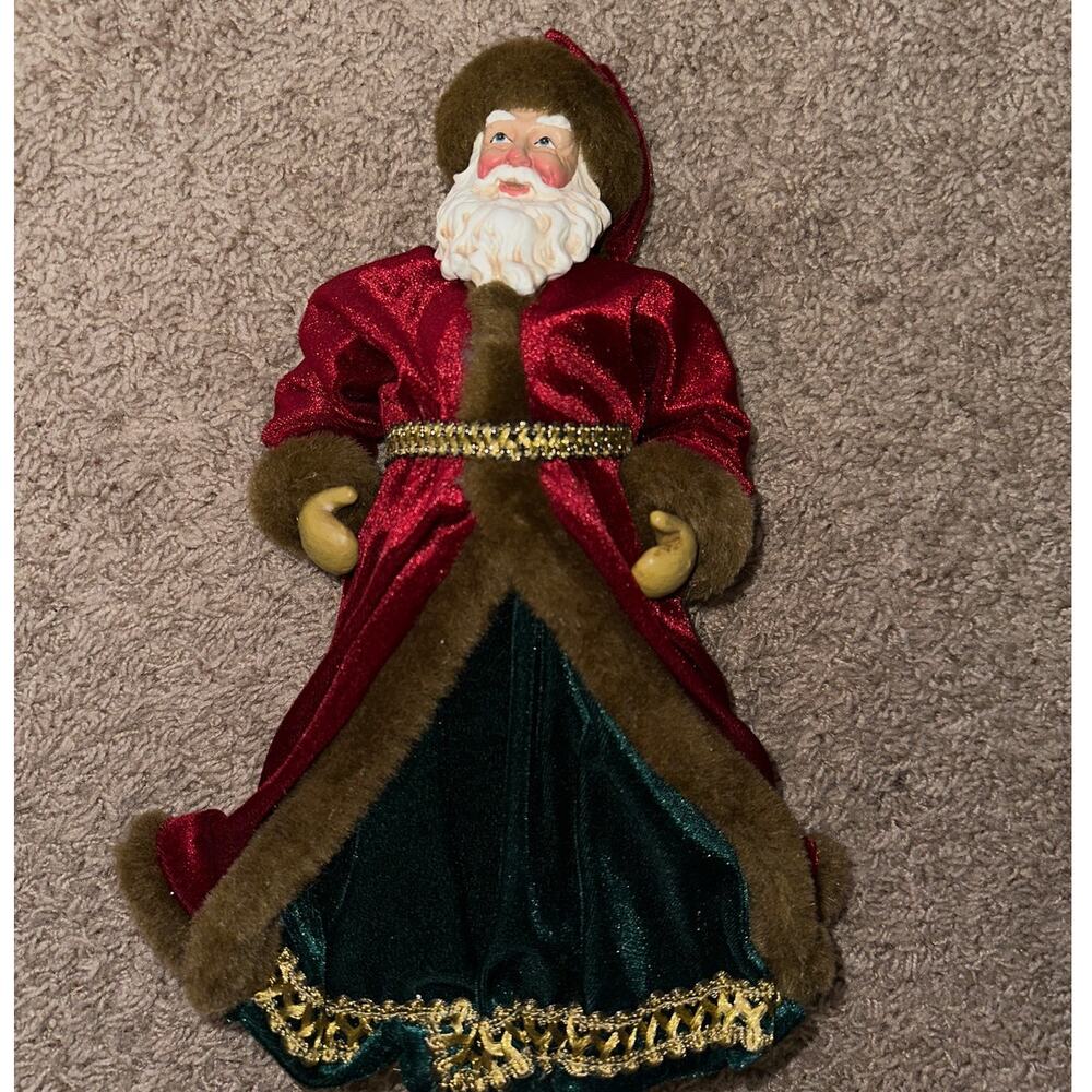 St. Nicholas Christmas Tree Topper EUC